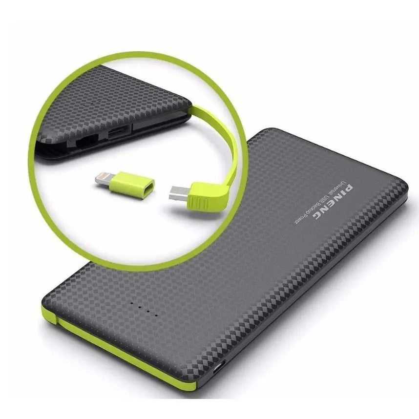 Carregador Portátil/Power Bank 10.000 mAh Pineng - IPhone Smartphone Tablet
