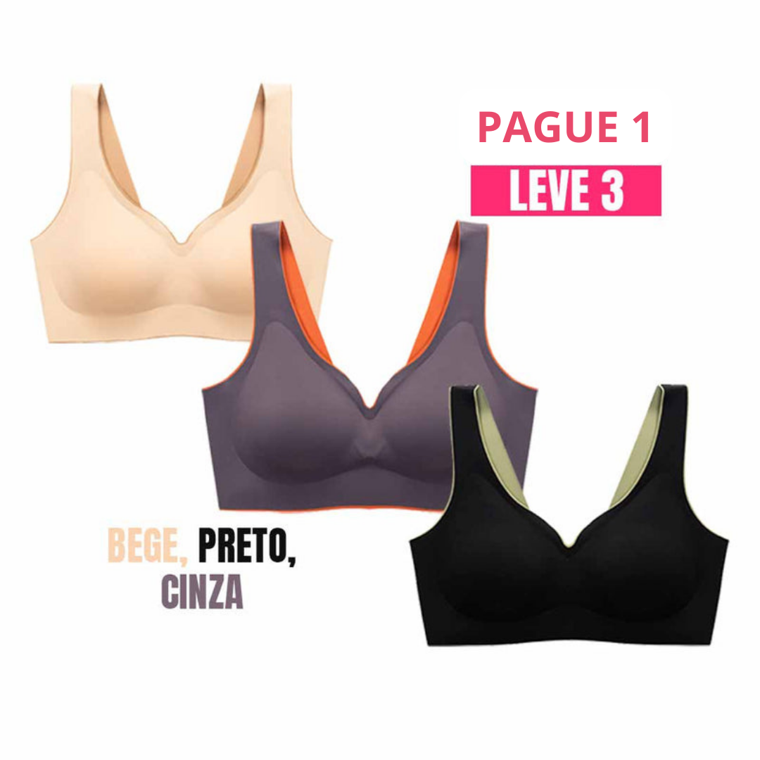 Sutiã Laser Sewing - Efeito silicone | Compre 1 e Leve 3