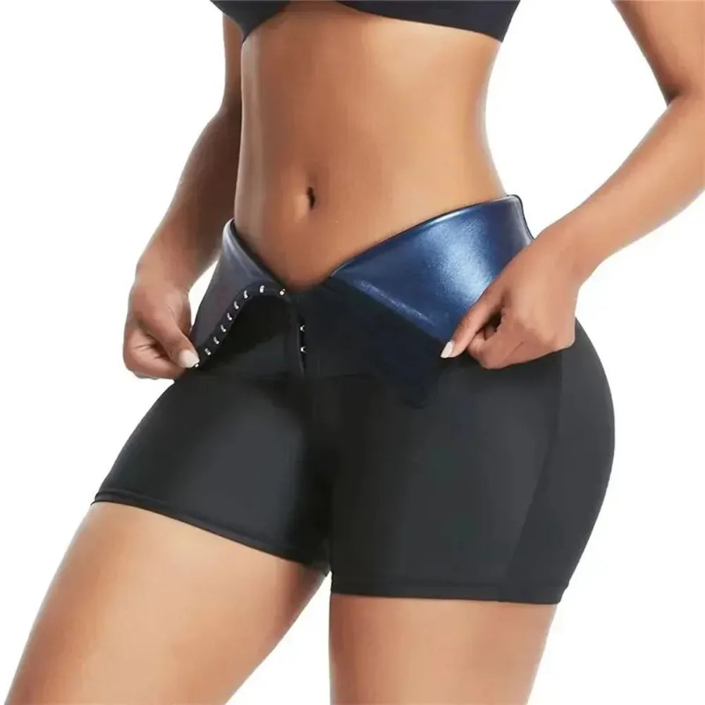 Short com Modelador Térmico Efeito Sauna | Cintura Alta