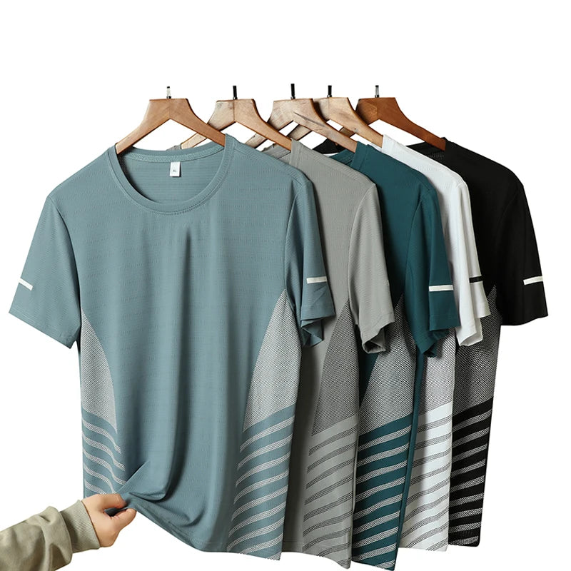 Camisa Esportiva Masculina Respirável Top Refletivo | Ippolich