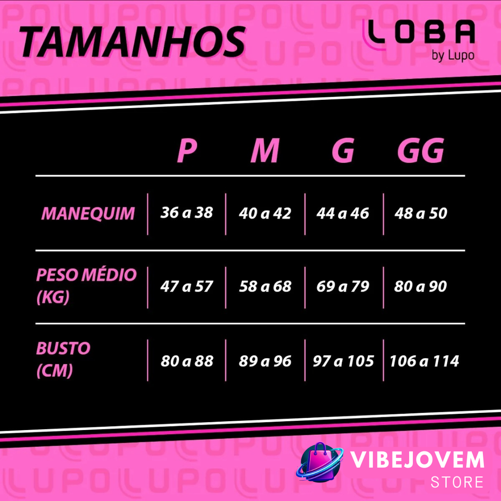Sutiã Top Lupo Original sem Costura - Linha Loba (Ref. 41300)