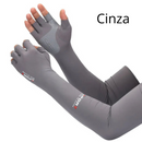 Mangas Esportivas com Proteção UV e Punho de 5 Dedos