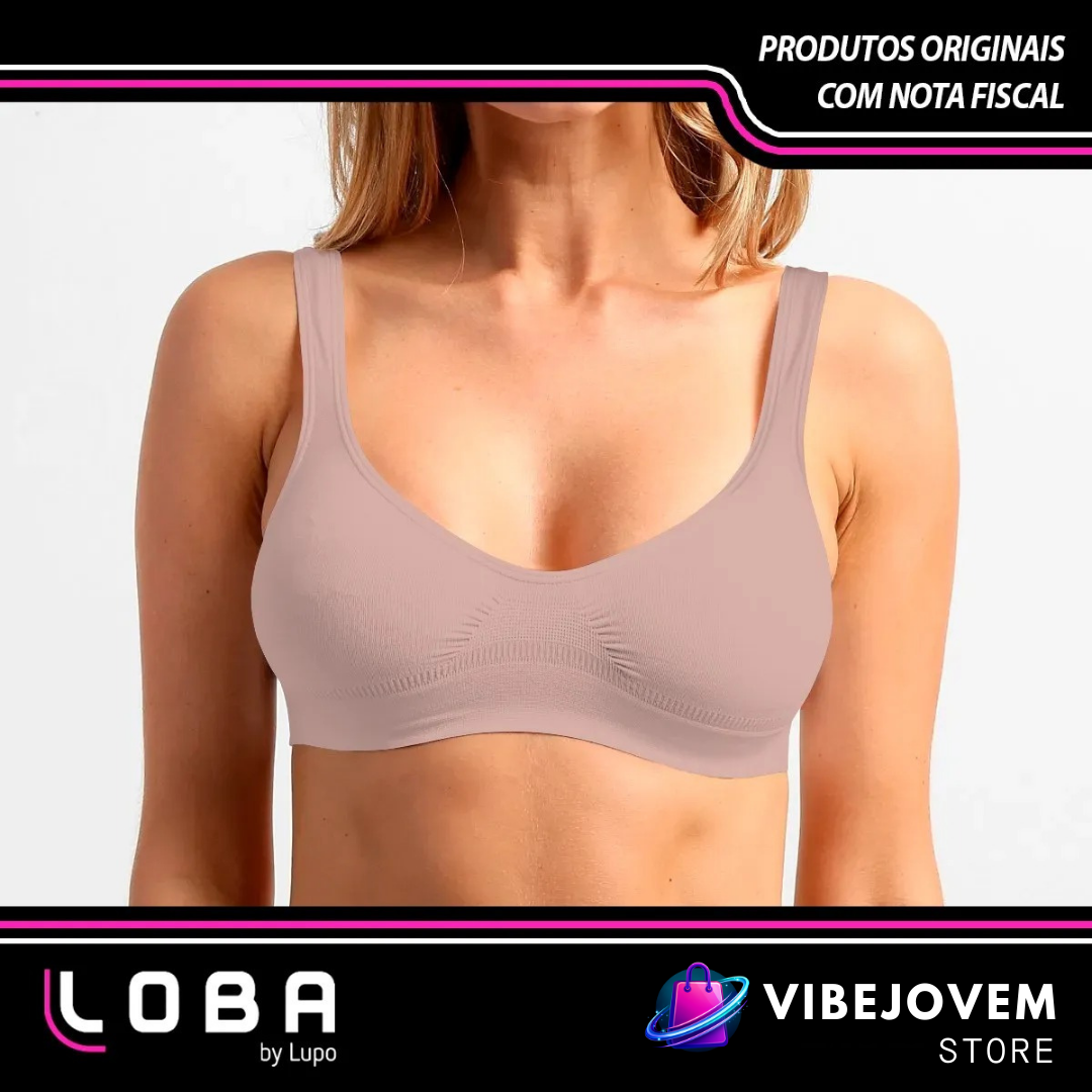 Sutiã Top Lupo Original sem Costura - Linha Loba (Ref. 41300)