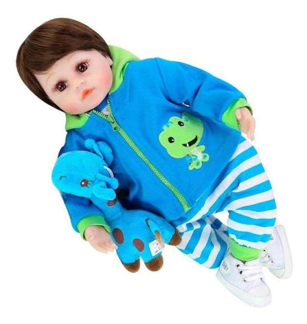 Bebê Reborn Brastoy com Enxoval Original 100% Silicone | Super Realista