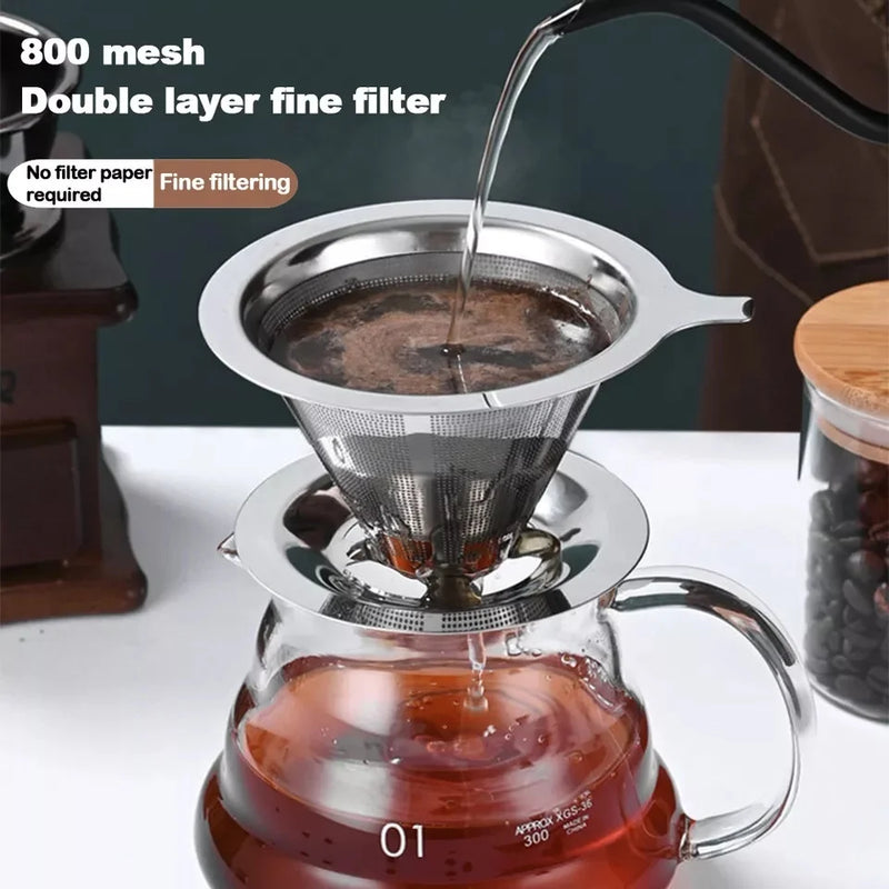 Filtro de Café Max Coffee | Coador Inox 102 | Reutilizável | Não Utiliza Filtro de Papel