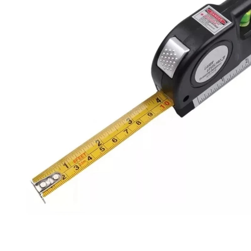 Nível a Laser Nivelador 3 Linhas Trena Régua Profissional