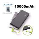 Carregador Portátil/Power Bank 10.000 mAh Pineng - IPhone  Smartphone  Tablet