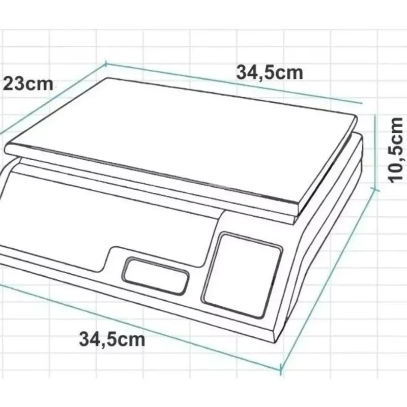 Balança Eletrônica Digital Comercial 40kg