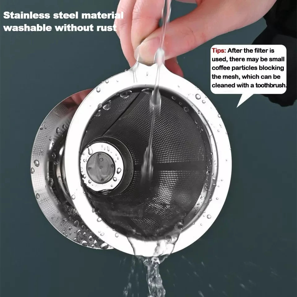 Filtro de Café Max Coffee | Coador Inox 102 | Reutilizável | Não Utiliza Filtro de Papel