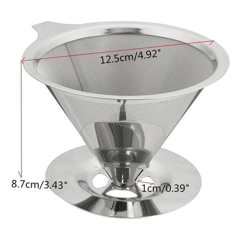 Filtro de Café Max Coffee | Coador Inox 102 | Reutilizável | Não Utiliza Filtro de Papel