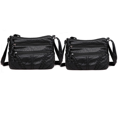 Bolsa Feminina Transversal de Couro Di Milano - Compre 1 Leve 2