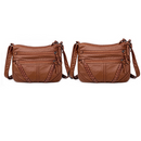 Bolsa Feminina Transversal de Couro Di Milano - Compre 1 Leve 2