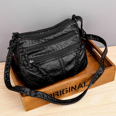 Bolsa Feminina Transversal de Couro Di Milano - Compre 1 Leve 2