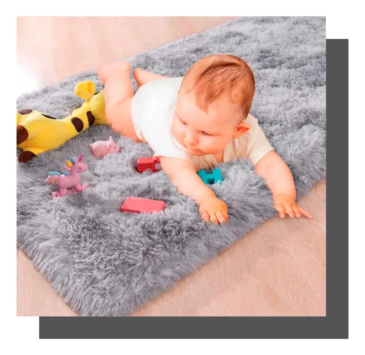 Tapete Passadeira 200cm X 60cm Dhalishop | Quarto | Pé de Cama | Luxo | Conforto