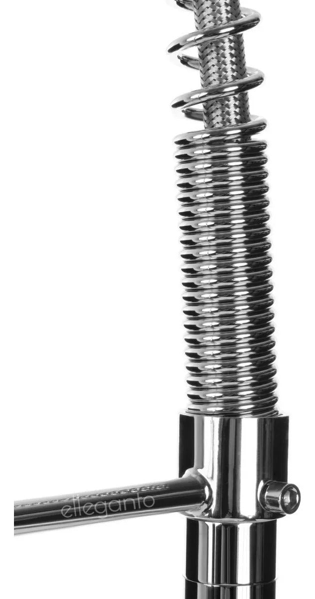 Torneira Gourmet de Cozinha Monocomando com Extensor 50 cm, Mangueira Flexível, Cromada