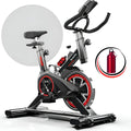 Bicicleta Ergométrica Fitness para Cardio e Musculação com Base | Cor Preto e Vermelho | 6kg Inercia | Marca Sevenfit