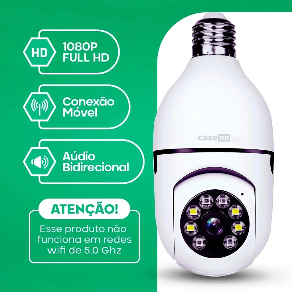 Câmera de Segurança WIFI - Smart Pró 360°