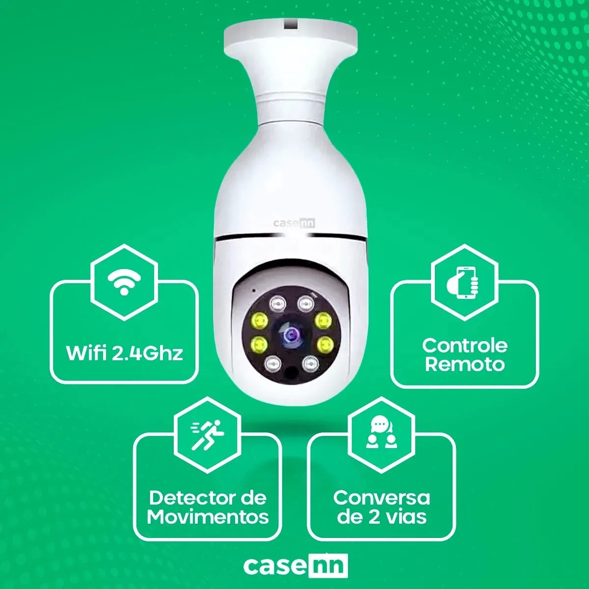 Câmera de Segurança WIFI - Smart Pró 360°