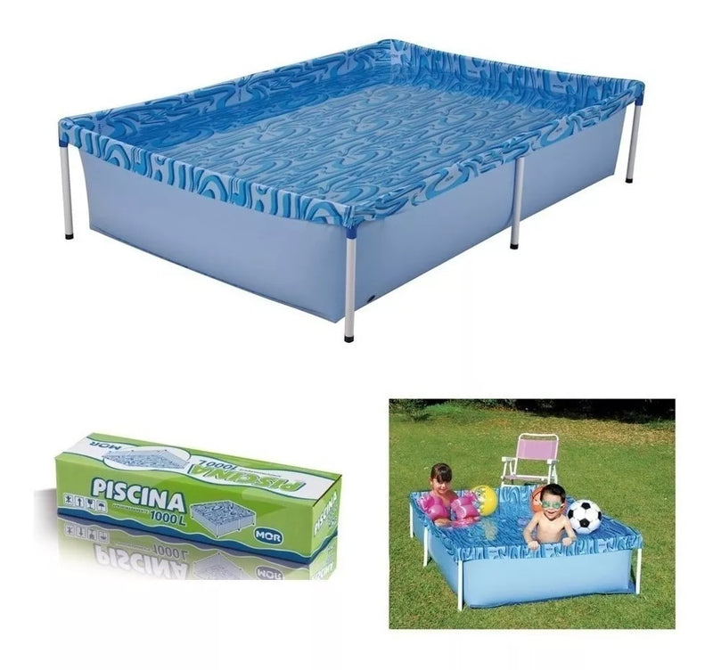 Piscina 1000 Litros com Estrutura - Mor