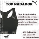 Top Puma Original Feminino Alta Sustentação Academia Fitness