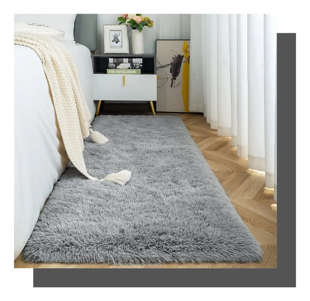 Tapete Passadeira 200cm X 60cm Dhalishop | Quarto | Pé de Cama | Luxo | Conforto