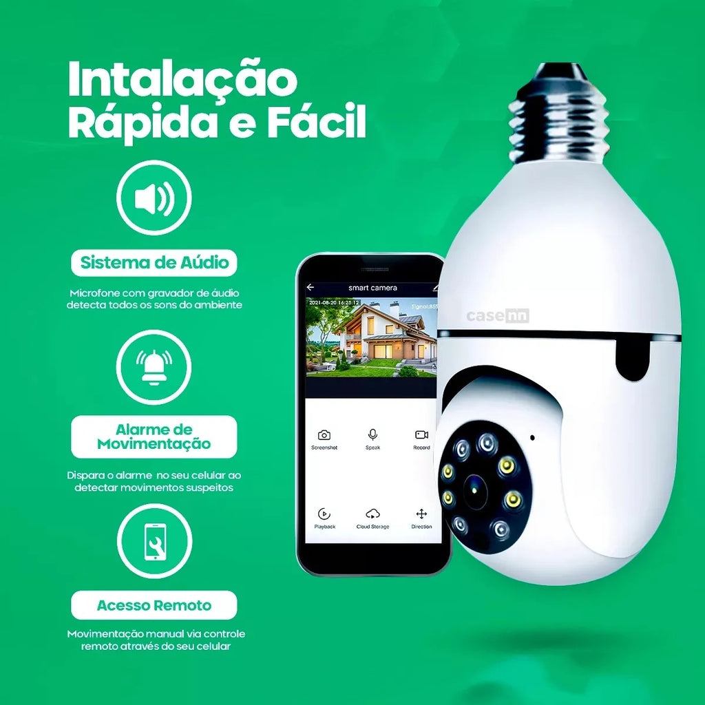 Câmera de Segurança WIFI - Smart Pró 360°
