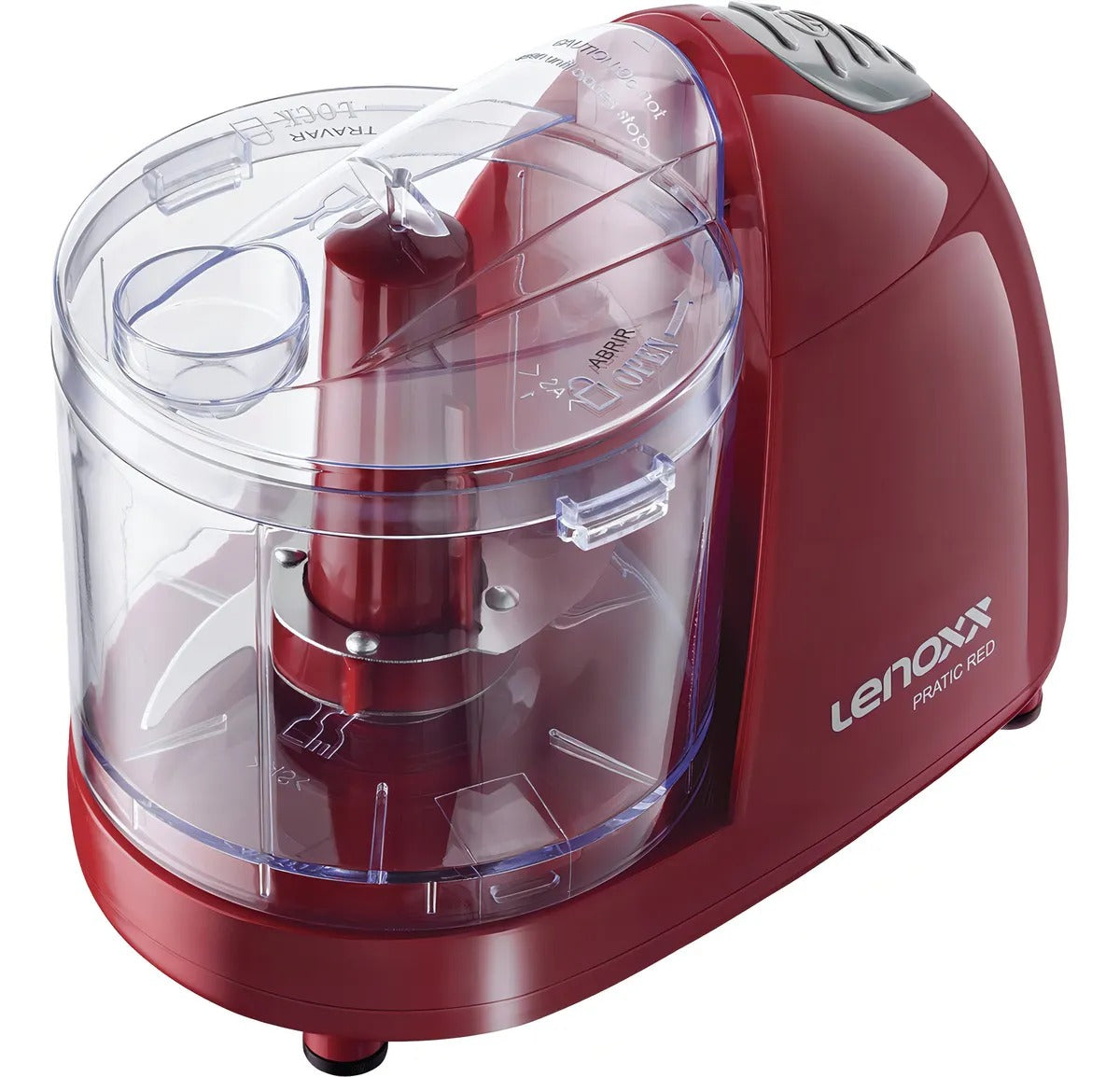 Miniprocessador Lenoxx Pratic Red 100W 350ml Vermelho