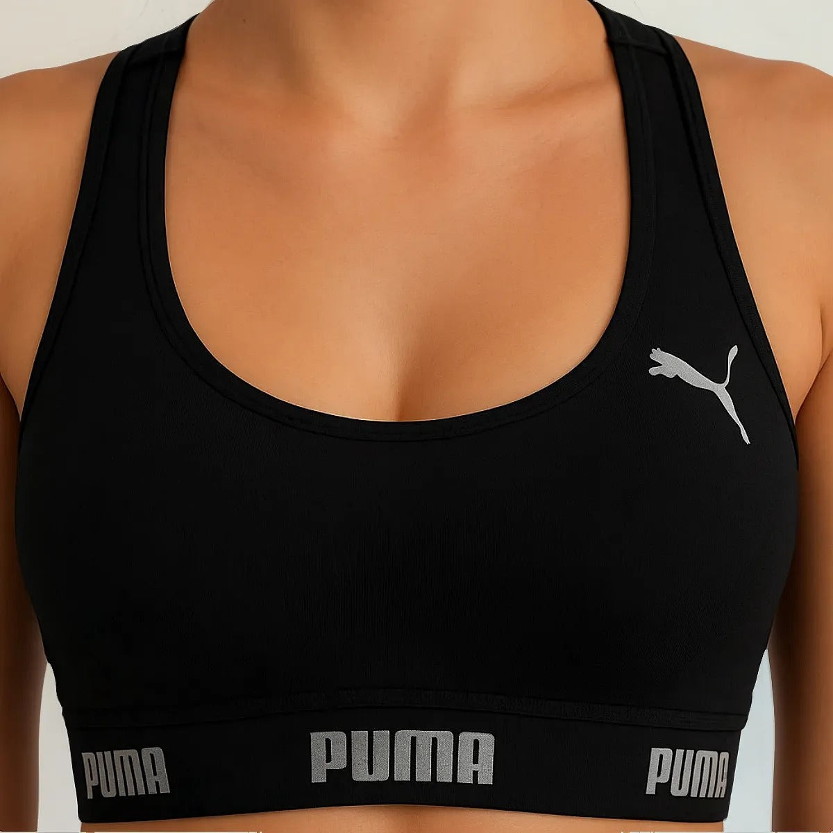 Top Puma Original Feminino Alta Sustentação Academia Fitness