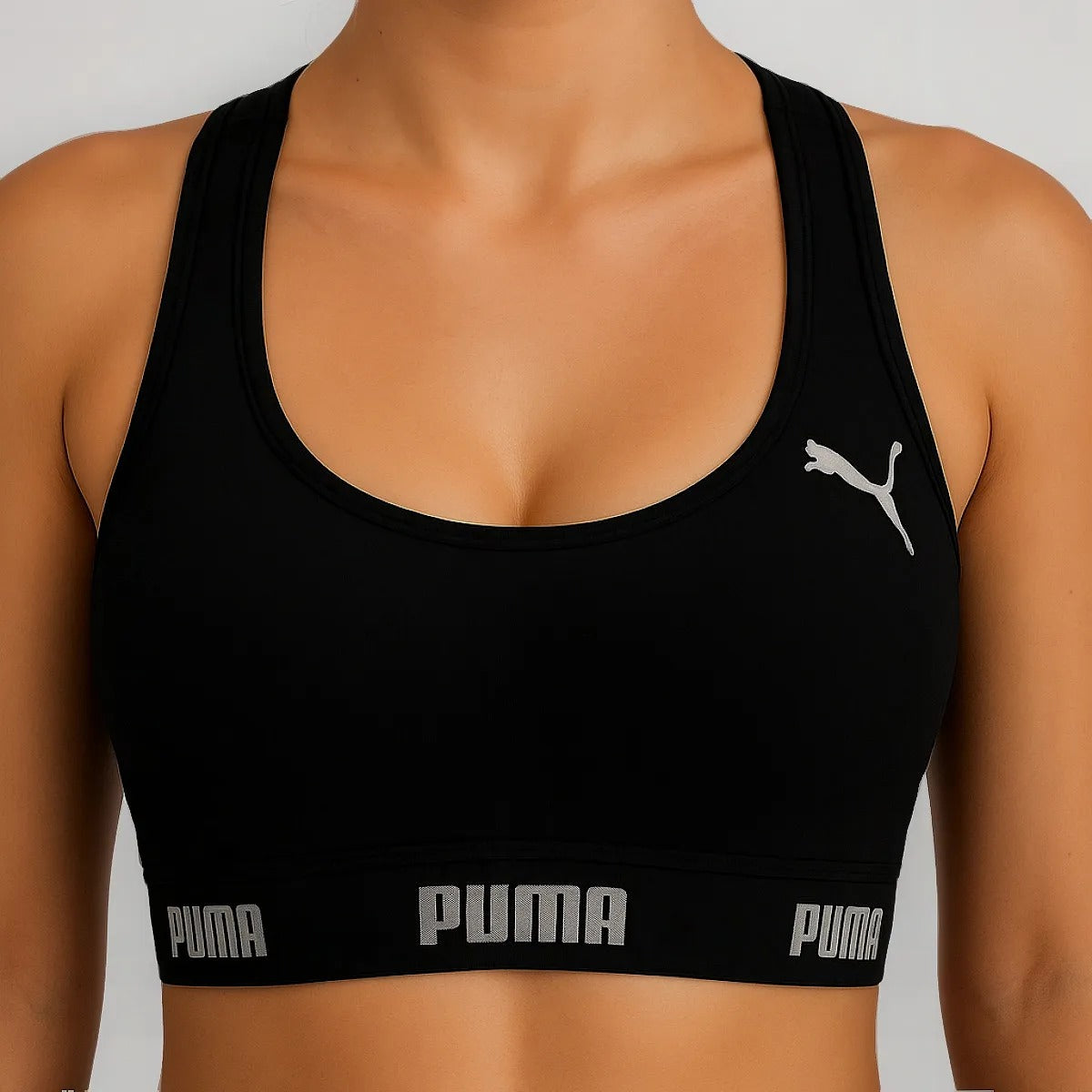 Top Puma Original Feminino Alta Sustentação Academia Fitness