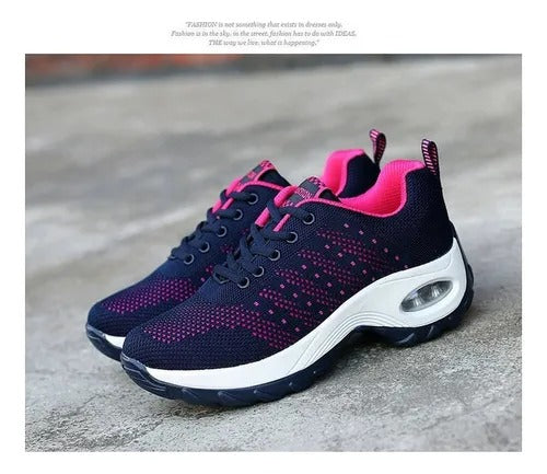 Tênis Feminino Esportivo Ortopédico Anti-impacto Comfort Flex