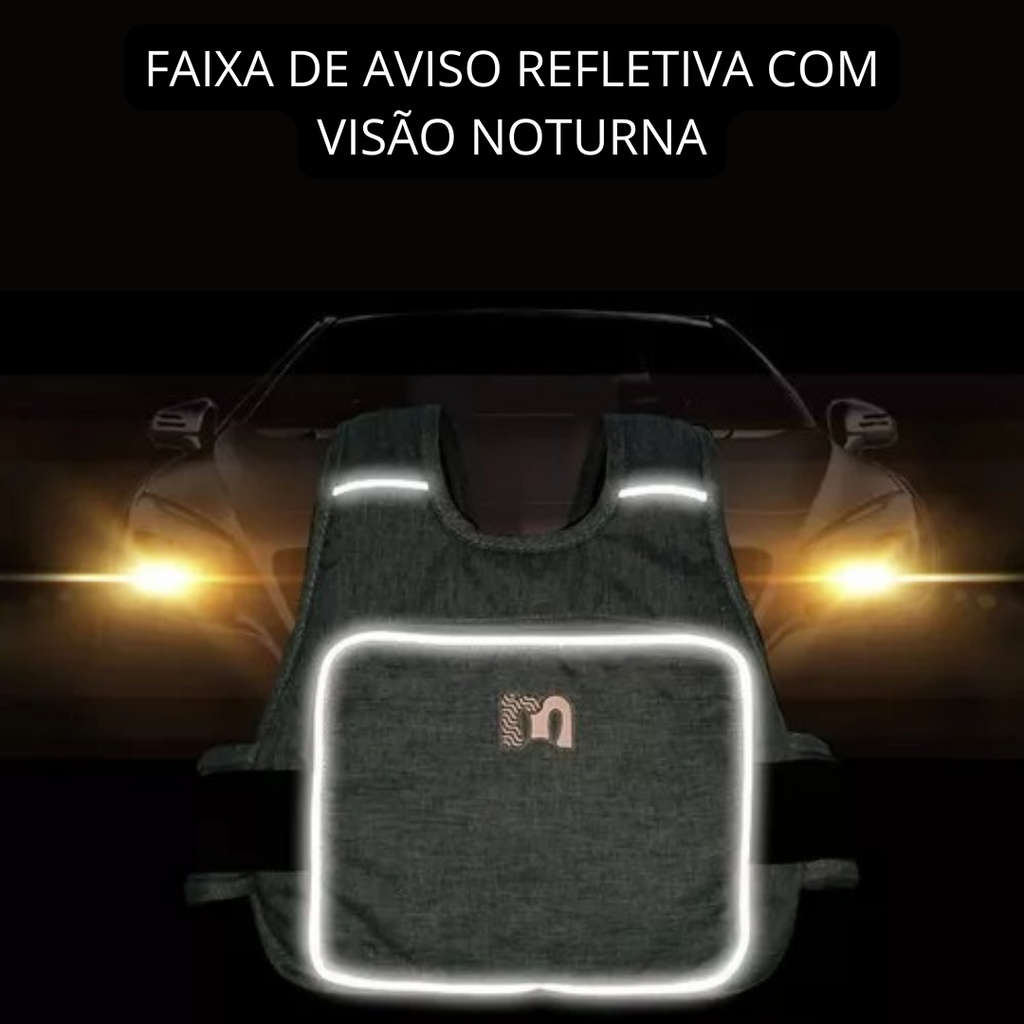 Cinto de Segurança Infantil Universal para Motocicleta | Com Faixa Reflexiva Ajustável