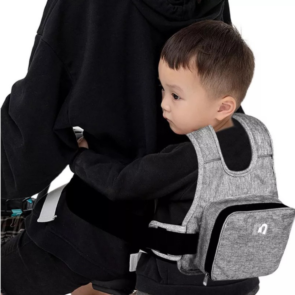 Cinto de Segurança Infantil Universal para Motocicleta | Com Faixa Reflexiva Ajustável