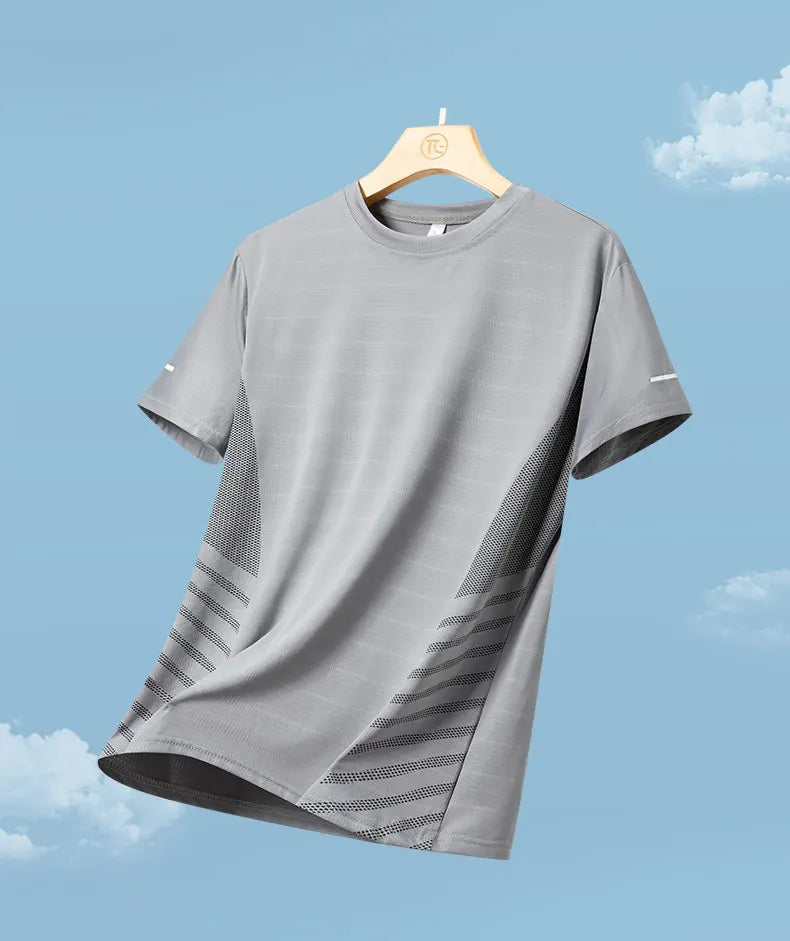 Camisa Esportiva Masculina Respirável Top Refletivo | Ippolich