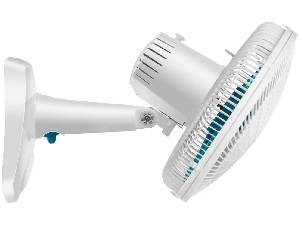 Ventilador de Mesa Ultra V-UT-30-01 30cm 6 Pás 3 Velocidades Branco e Azul