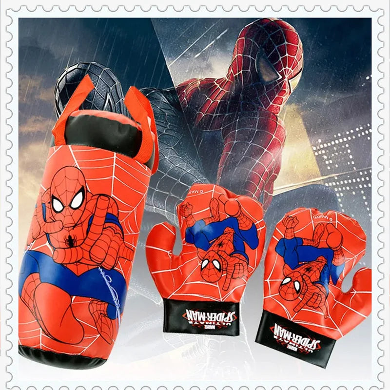 Saco de Pancada Box Infantil do Homem-Aranha com Luvas | Hot Toys