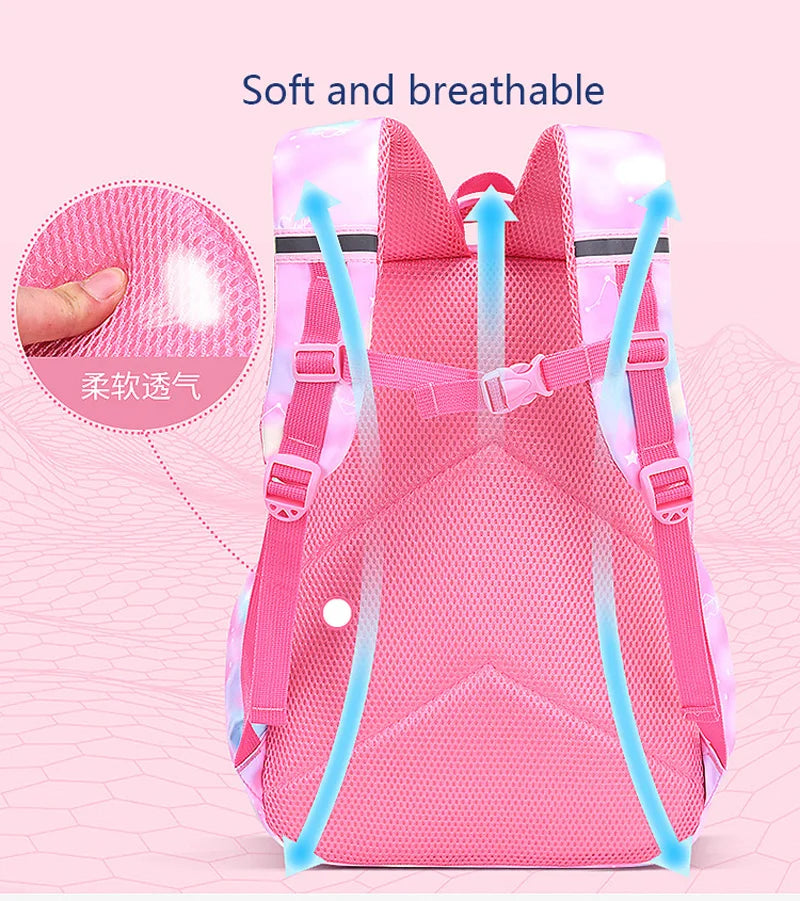 Mochila Infantil Feminina Princesa | à Prova d'Água