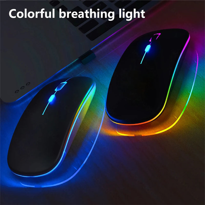 Mouse Sem Fio Recarregável Led Bettdow