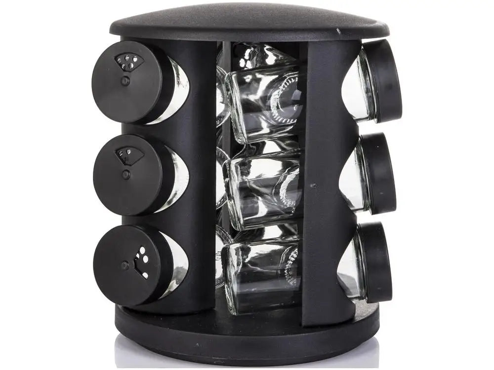 Porta-tempero de Vidro 10 Peças Brinox - Lock & Stock