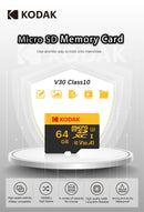 Cartão de Memória Kodak | Micro SD 64GB U3 4K Classe 10 | Alta velocidade + Adaptador