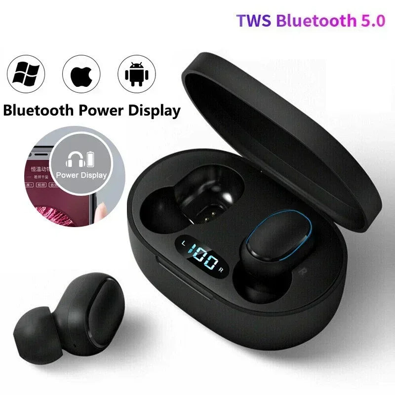 Fones de Ouvido sem Fio Bluetooth E7S TWS