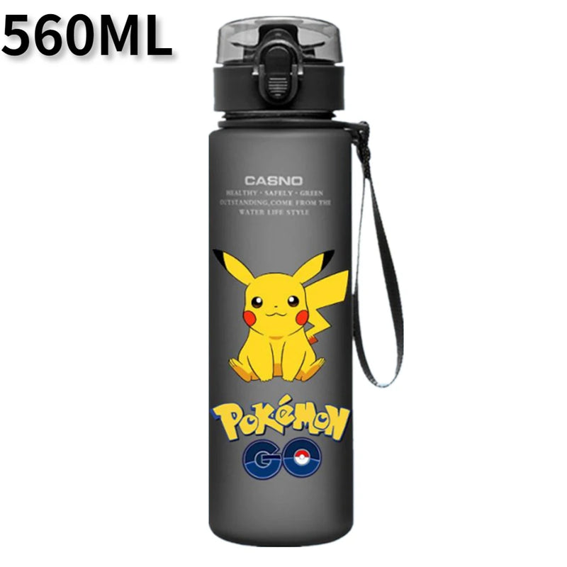 Garrafinha com Alça de Tecido Pokemon Pikachu 560ml