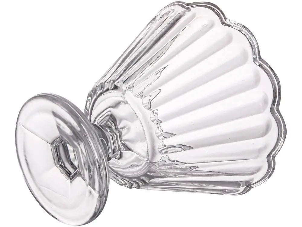 Jogo de Taças de Vidro para Sobremesa Transparente 150ml 6 Peças Haus Concept Lótus [Promoção Relâmpago]