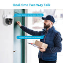 Câmera de Vigilância WiFi ICSEE + Cartão SD 64GB (Brinde)