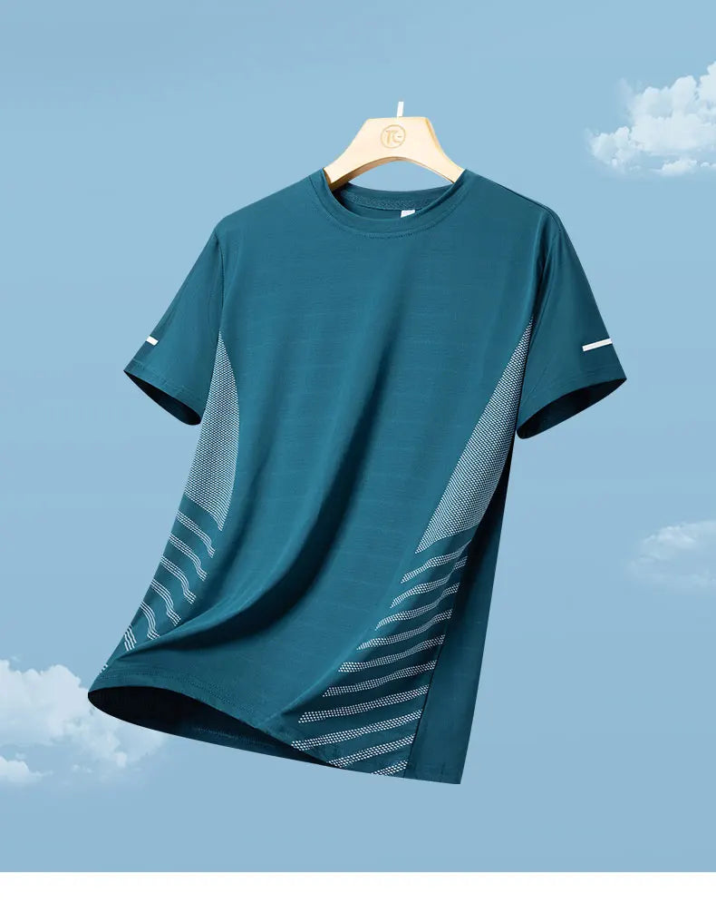 Camisa Esportiva Masculina Respirável Top Refletivo | Ippolich