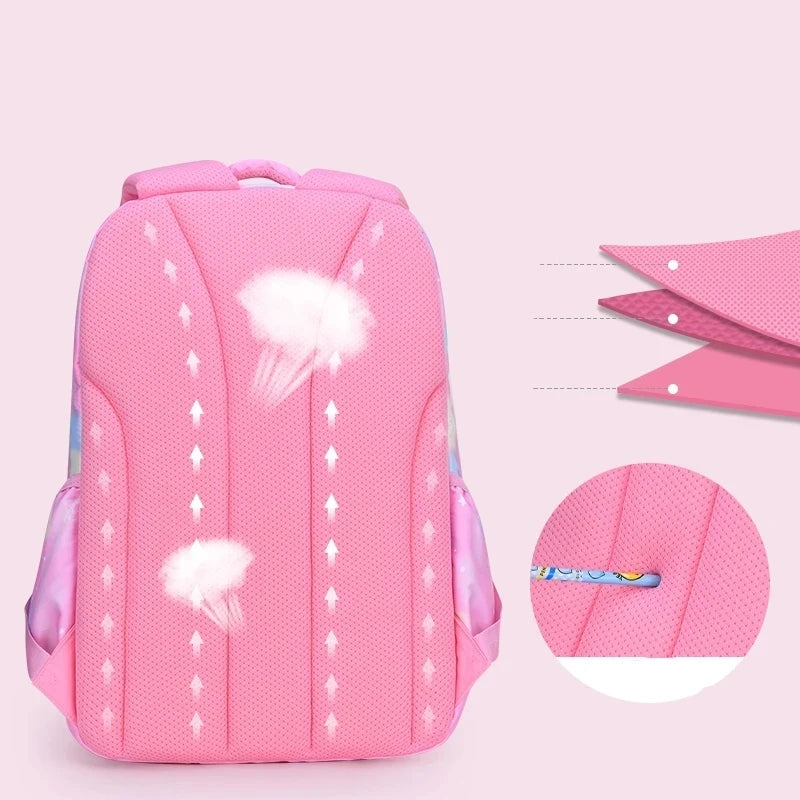 Mochila Infantil Feminina Princesa | à Prova d'Água