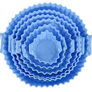 [Promoção] Kit 6 Formas de Silicone para Air Fryer | Air Limp | Antiaderente | Com Alça