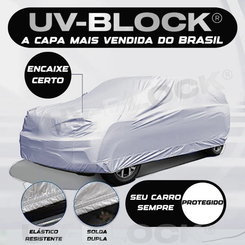 Capa para Cobrir Carro | Forrada 100% Impermeável UV-BLOCK