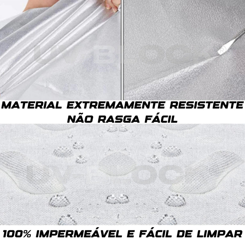 Capa para Cobrir Carro | Forrada 100% Impermeável UV-BLOCK