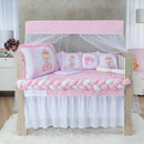 Kit Berço Menina 12 Peças Completo Padrão Americano