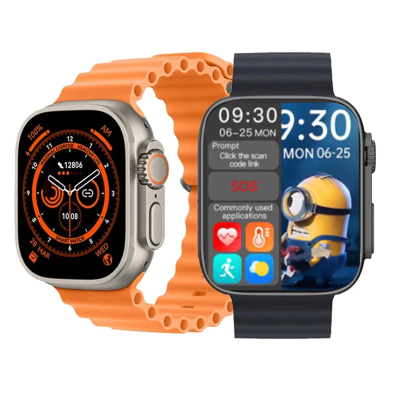 Smartwatch T800 Ultra Séries 8 2024 Unissex | Brinde (Película Protetora)